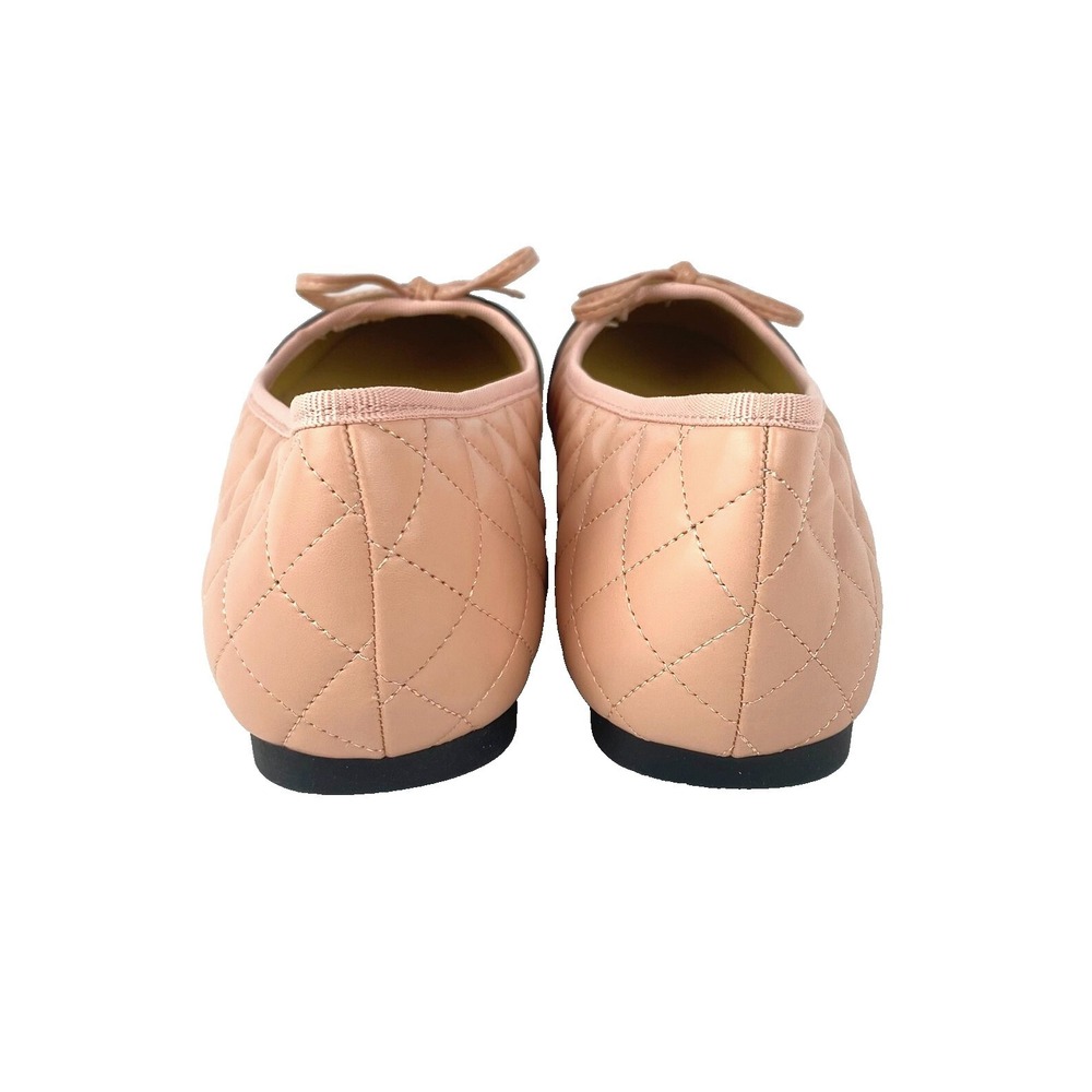 NEW Chicmyth Ballet Flats Womens 9 Shoes 41 Slip on Retro Loafers Pink & Black - Picture 7 of 9